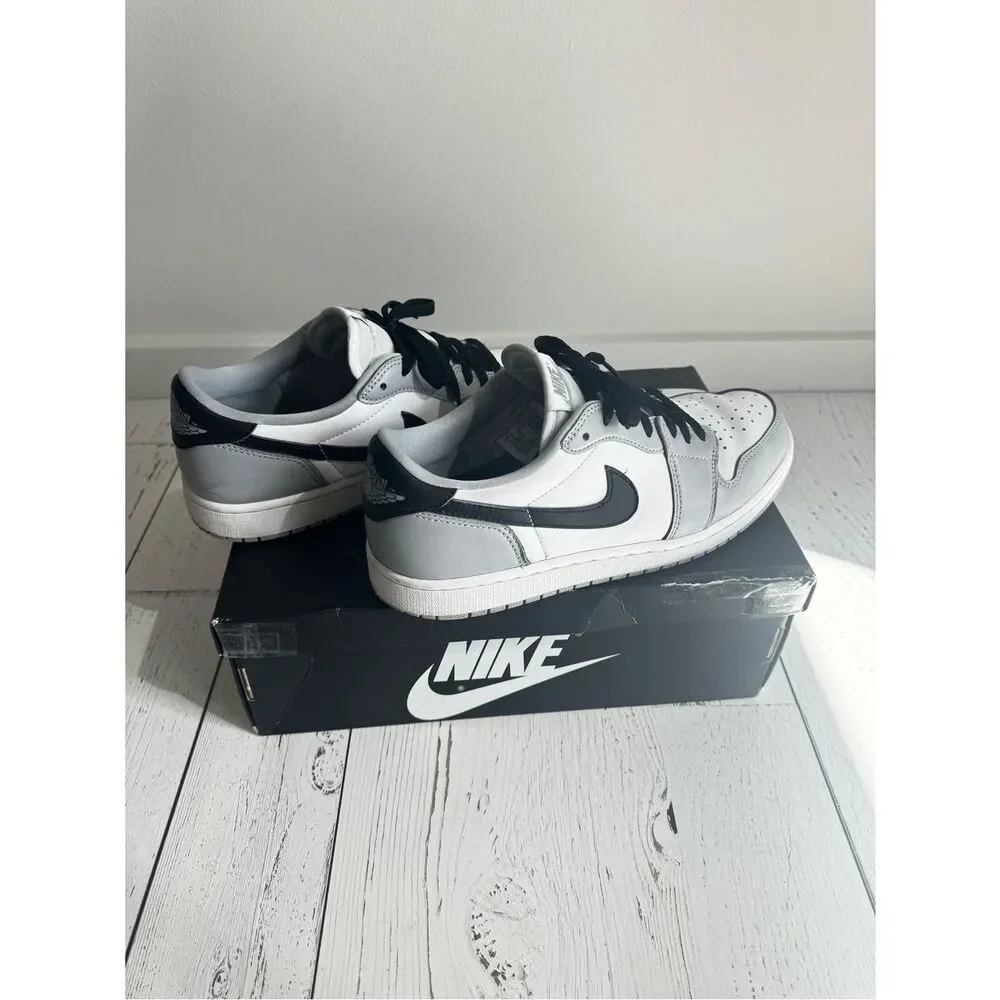 Air Jordan 1 Low OG - Wolf Grey and White